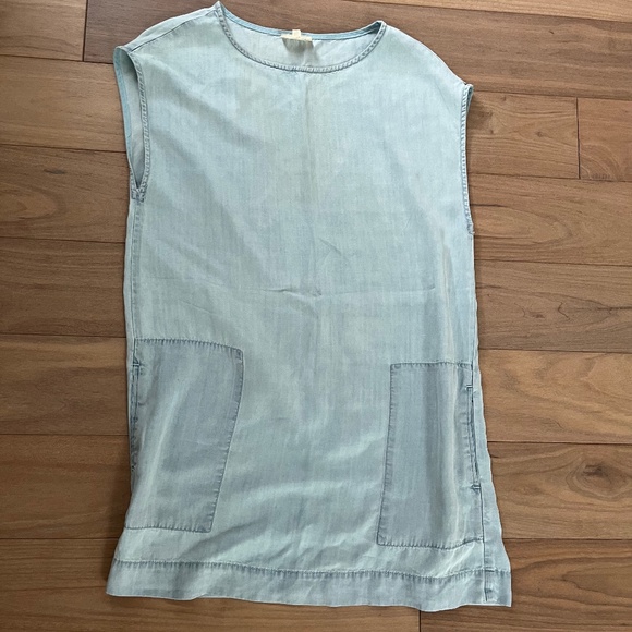 Wilfred FREE Chambray Sleeveless Dress XS - Picture 1 of 5